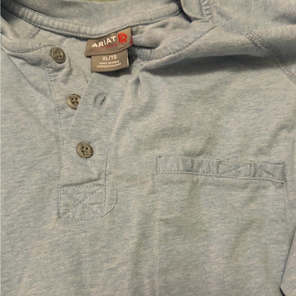 Ariat Blue FR Henley Shirt